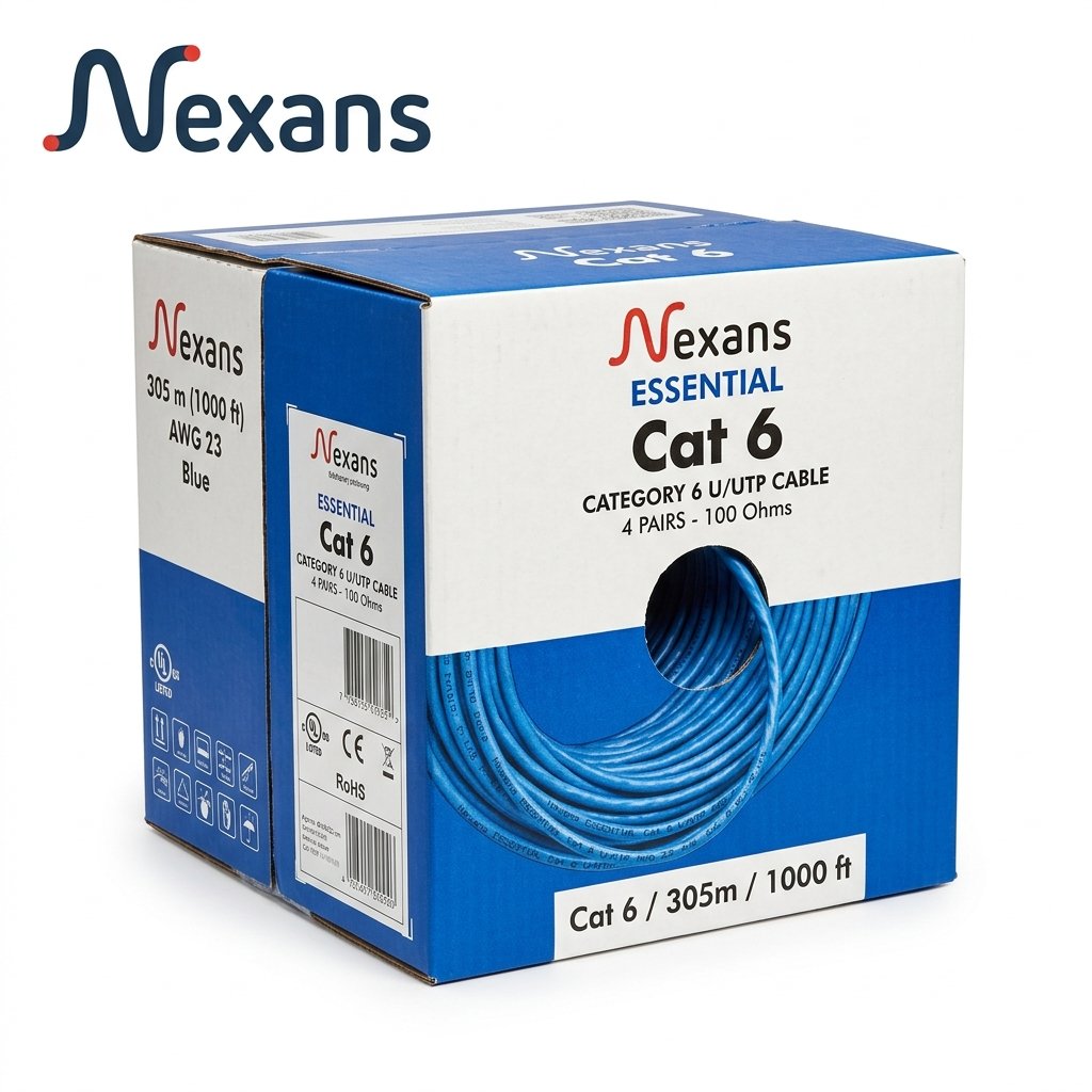 Câble Réseau Cuivre Cat 6 (305m) Nexans